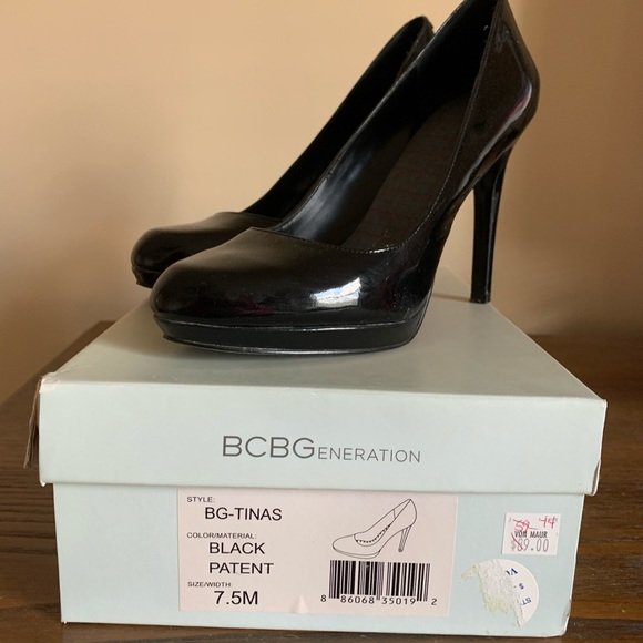 BCBGeneration Shoes - BCBG Black Patent Heels